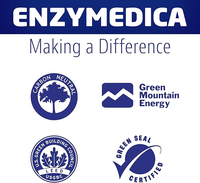 Enzymedica, pH-Basic, Includes Digestive Enzymes, Nutrients & Herbs, Supports Healthy Digestion & pH Balance, 90 Count - FFP
