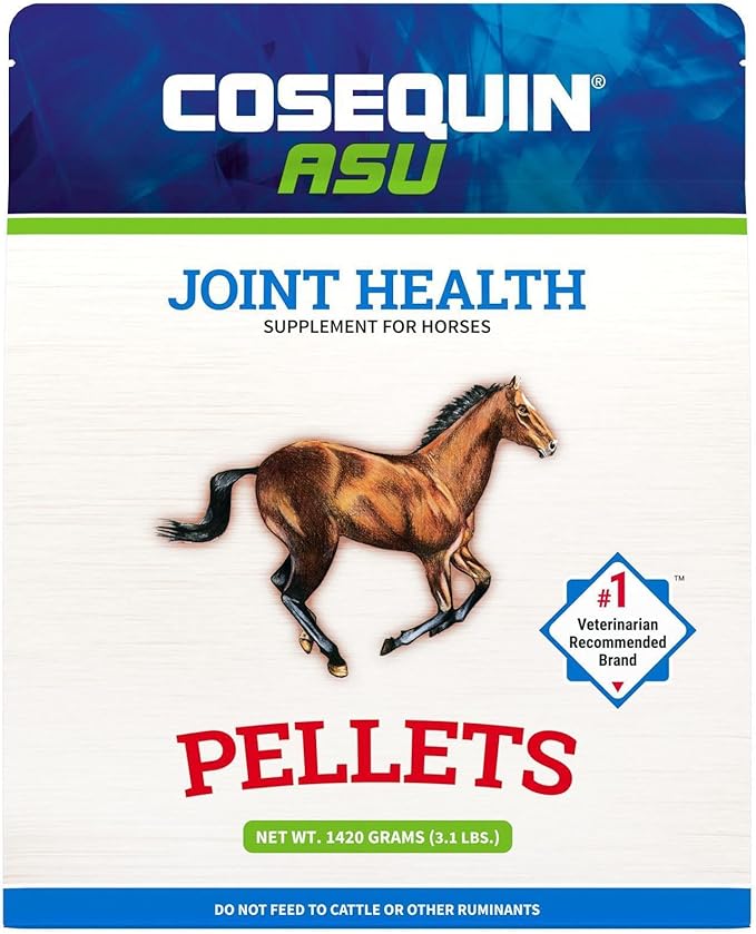 Nutramax Cosequin ASU Pellets Joint Health Supplement for Horses - Pellets with Glucosamine and Chondroitin,3.1 lbs