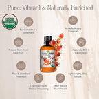 Pure Carrier and Essential Oils for Skin Care, Hair, Body Moisturizer for Face-Anti Aging Skin Care (Palm Fruit Oil Organic, 4oz)