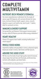 New Chapter Women's Multivitamin 40+ Advanced Formula for Heart,Hormone,Immune&Energy Support,Higher Levels of Whole-Food Fermented B Vitamins +D3,Made Organic Non-GMO Ingredients,96 Count (Pack of 2)