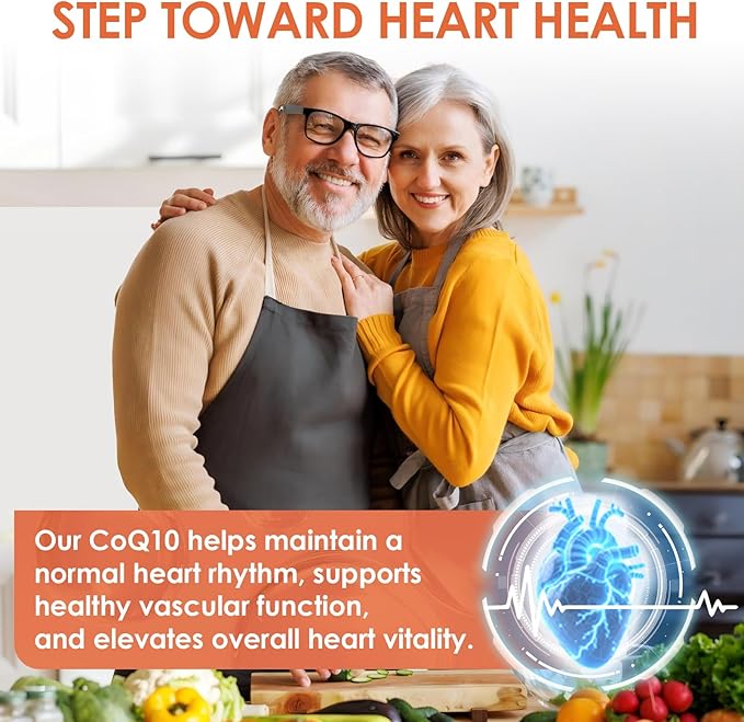 NATURE TARGET Ubiquinol CoQ10 200mg softgels with PQQ & Turmeric, High Absorption Coenzyme Q10 Supplement with ALA & Black Pepper, Antioxidant for Heart & Brain Health, Energy Production, 120 Count