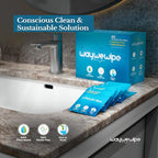 On-The-Go Flushable Wet Wipes, 60 Count XL Individually Wrapped Adult Wipes, Hypoallergenic 100% Plant Based Septic Safe, Travel Size Cleansing Cloth for Men & Women, Fragrance Free (60 Ct)