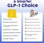 GLP-1, GLP-1 Supplement for Women & Men, Natural GLP 1 Gummies with Berberine, Akkermansia Probiotic, for GLP1 Levels, Metabolism*, lmmune, Energy, Gut & Digestion, No Sugar, 90 Gummies