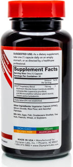 Olympian Labs Premium AHCC Supplement 750mg of AHCC per Capsule – Supports Immune Health, Liver Function, and Natural Killer Cell Activity- 30 Capsules