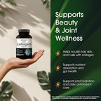 NatureBell Multi Collagen Complex - 300 Capsules - 5 Collagen Peptides (Type I, II, III, V, X), Hyaluronic Acid, Biotin & Probiotics - Hair, Skin, Nail, Joint & Gut Health Support*