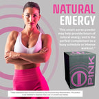 bhip Pink for Women (Alive) - Pure Blend for Vitality, Stamina & Clarity, Energy Drink Mix Packets - Ideal for Active Women on The Go - 30 Servings