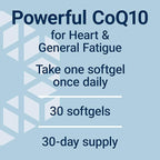 Life Extension Super Ubiquinol CoQ10 with Enhanced Mitochondrial Support – 200 mg, Shilajit – Promotes Heart Health, Cell Energy, Oxidative Stress – Gluten-Free, Non-GMO – 30 Softgels