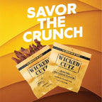 Cinnamon Roll Bacon Jerky, Protein Per Bag, Tender & Easy to Chew Fully Cooked Bacon, USA Made, High Protein Snacks (2 Bags)
