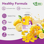 Myo & D-Chiro Inositol Gummies for Women – 40:1 Ratio Hormone Balance & Fertility Support with ALA, Vitamin D3, B12 & Chromium – Lemon Flavor Inositol Supplement for Women – 60 Gummies 1 Pack