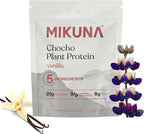 Mikuna Vegan Protein Powder (Vanilla, 15 Servings) - Plant Based Chocho Superfood Protein - Dairy Free Protein Powder Packed with Vitamins, Minerals & Fiber - Gluten, Keto & Lectin-Free