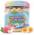 Kids Multivitamin Gummies with Iron, 450mg Algae Omega-3, Methylated B12, Folate, Fiber 2g, Probiotics, Magnesium, A, C, D, K, Zinc, Children Vitamins for Growth, Brain, Eye, Gut, Immune, Sugar Free