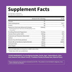 Magnesium Glycinate Gummies 1000mg - Sugar Free Magnesium Potassium Supplement with Vitamin D, B6, CoQ10 for Calm Mood & Sleep Support - 120 Blueberry Gummies