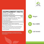 Terry Naturally HRG80 Red Ginseng Energy - Supplement to Support Healthy Energy & Focus - Herbal Supplement with Korean Red Ginseng Root Powder - Vegan Tablets to Aid Healthy Endurance - 30 Capsules