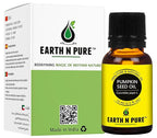 Earth N Pure Pumpkin Seed Oil (Kaddu Oil) Cold Pressed, Natural and Therapeutic Grade - 15 ml