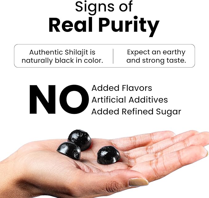 Better Alt Pure Himalayan Shilajit Gummies with 100% Shilajit |High Potency Gold Grade| 60 Gummies for Energy Boost & Immune Support, 75%+ Fulvic Acid| Travel Friendly - Tamarind Flavor