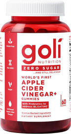 Goli Zero Sugar Trio- World's First 3-in-1 Pre, Post, Probiotic, Apple Cider Vinegar with Vitamin B12 and Probiotics, Ashwagandha & L-Theanine, Vitamin D gummies. Vegan, Gelatin & Gluten-Free, Non-GMO