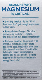 Mag-Ox 400 Magnesium Supplement, Pharmaceutical Grade Magnesium Oxide with 482 mg Per Dose, 120 Tablets, Pack of 2
