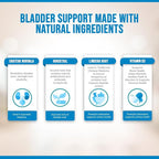 Better Bladder Ultra Control Supplement for Women & Men – Bladder Support Supplement Enhanced with Vitamin D3 to Help Reduce Urinary Leaks, Frequency & Urgency - 120 Count (2 Bottles)