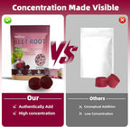 2Pack Beet Root Gummies, 10-in-1 Beetroot Supplements with COQ10, Vitamin C, B12, Grape Seed & Black Pepper Extract, Nitric Oxide Beets SOFE Chews - Mixed Berry Flavor,180 Count