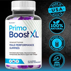 Primo Boost XL Gummies - Official PrimoBoost XL Advanced Premium Supplement for Men Support - Maximum Strength, Natural Primo BoostXL for Overall Health & Wellness, 60 Gummies for 1 Month