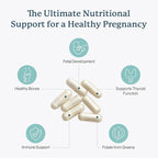 Dr Fuhrman Prenatal Vitamins For Women | Doctor-Formulated Prenatal Vitamins | Natural Folate, B12, Choline & Iodine for Pregnancy Support, Brain & Immune Health | No Synthetic Folic Acid | 120 Cap