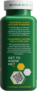 Health Logics Move! Healthy Joints with BioCell Collagen, Glucosamine, MSM, Vitamin C, Turmeric Extract 95% Curcuminoids, Boswellia Serrata | Support Joint Comfort | Non-GMO | 90 Capsules