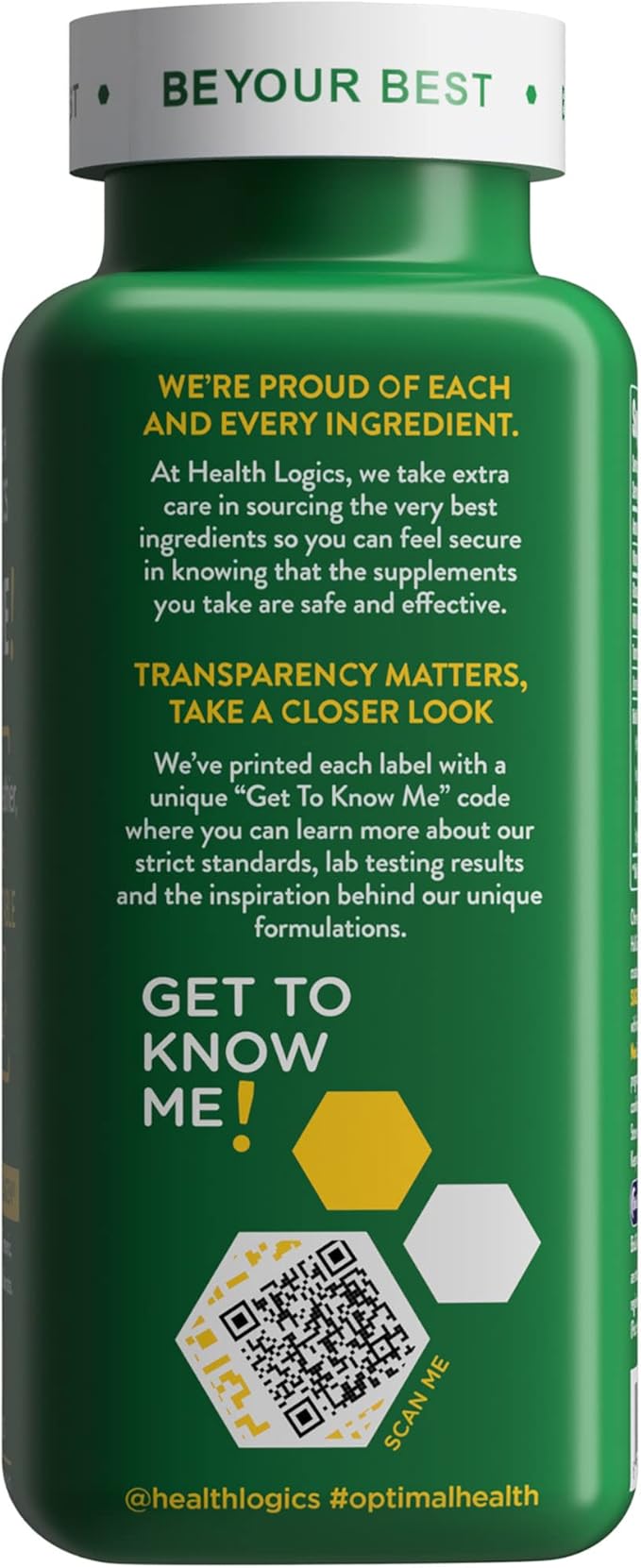 Health Logics Move! Healthy Joints with BioCell Collagen, Glucosamine, MSM, Vitamin C, Turmeric Extract 95% Curcuminoids, Boswellia Serrata | Support Joint Comfort | Non-GMO | 90 Capsules