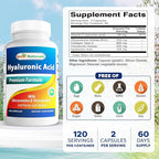Best Naturals Hyaluronic Acid 100 mg 120 Capsules - Support Healthy Joints and Youthful Skin (859375002702)