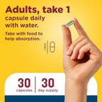 Nature Made 3-in-1 Joint Comfort Capsules, Chaste Tree, Ginger & Boswellia, Joint Supplements for Men and Women, 30 Capsules, 30 Day Supply