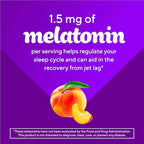 Vitafusion Kids Melatonin Gummy Supplements,Tropical Peach Flavored Sleep Support Supplements (1),50 Count (Pack of 2)