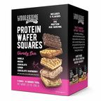 Protein Wafer Squares, Value Variety Pack, 15g Protein, Low in Sugar, 10 Squares Total, Light and Crispy, Includes Vanilla, Mocha, Chocolate, Lemon, Chocolate Raspberry (Variety, 1 Pack)
