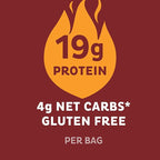 Quest Nutrition BBQ Protein Chips,19g Protein,4g Net Carb,Gluten Free,1.1 oz,(Pack of 24)