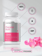 Horbäach Women's Prenatal Multivitamin with DHA, Iron and Folic Acid | 70 Softgels | Non-GMO & Gluten Free