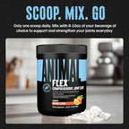 Animal Flex Powder - Joint Support Supplement for Pain Relief, Repair and Restore Muscles with Turmeric, Glucosamine, Chondroitin, MSM, Collagen and Boswellia, Great Tasting Orange Flavor, 30 Scoops