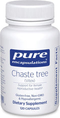 Pure Encapsulations Chaste Tree (Vitex) - Supports Menstrual Cycle Regularity - for Breast Comfort* - Women's Supplement - Hormonal Balance Support - Non-GMO & Vegan - 120 Capsules