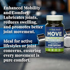 Basic Brands - Move Pureflex Glucosamine Chondroitin - Joint Support Supplement for Flexibility & Mobility - 120 Capsules - 2-Pack