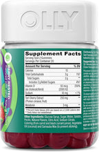 OLLY Muscle Recovery Sleep Gummies,Sleep and Sore Muscle Support,3mg Melatonin,Tart Cherry,Vitamin D,Berry Flavor -,40 Count (Pack of 2)