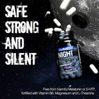 stripfast5000 Weight Management Support + Relaxation Capsules, Stimulant-Free for Women & Men, Night Bullets Blackout