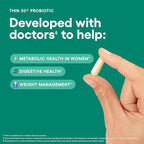 Physician's CHOICE Probiotics for Weight Management & Bloating - 6 Probiotic Strains - Prebiotics - Key ingredient Cayenne - Supports Gut Health - Weight Management for Women & Men - Green Tea - 30 CT