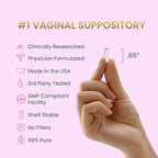 HPD Rx Fem-Rx Boric Acid Vaginal Suppositories for Women – Help Balance Vaginal pH, Eliminate Vaginal Odor – Dr Formulated Feminine Health Support – 30 Capsules Pack of 1