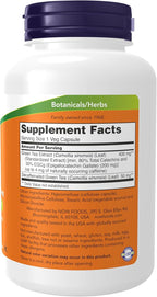 NOW Foods Supplements, EGCg Green Tea Extract ,Dietary,400 mg, Free Radical Scavenger*, 180 Veg Capsules