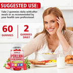 Psyllium Husk Gummies, Psyllium Husk Fiber Supplement, Vegan, Sugar Free, 60 Count