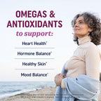 Fish Oil Omega 3 Supplements for Women | DHA + EPA | Heart Health, Hormone Balance, Skin & Wellness Support | 600MG Omega3 + 800MG Evening Primrose Oil | Omega 3 Supplement for Women | 120 Ct.