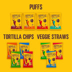 HIPPEAS Chickpea Puffs, Cheezy Vibes, Gluten Free, Dairy Free, Vegan, 0.8oz Bag, Pack of 30, 3g Protein, 2g Fiber, Crunchy Baked Plant Protein Snack, Non-GMO, Kosher.