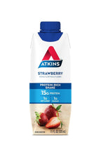 Atkins Gluten Free Protein-Rich Shake, Strawberry, 4 Count