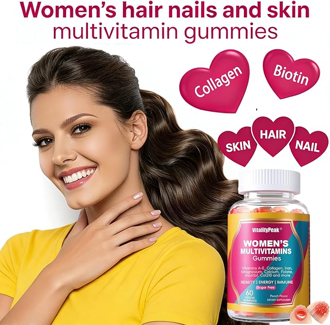 Methylated Multivitamin Gummies for Women | Women’s Multivitamin Gummies with Methylated Folate, Iron, Biotin & Inositol | Sugar Free Women’s Daily Vitamin for Energy, Immune, Hair & Skin | 60 Ct