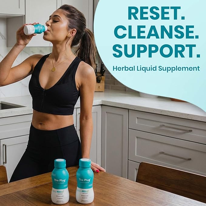 The Plug Liver Cleanse Detox & Repair Drink - Plant Based Herbal Electrolyte Drink for Liver Support & Health, Bloating Relief, Restore Antioxidants & Minerals | Liver Complex Energy Drink (24-Pack)
