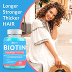 WEEVIT Sugar-Free Biotin Gummies, Biotin and Collagen Gummies with Keratin, Hyaluronic Acid for Women & Men | Hair Growth, Glowing Skin & Strong Nails | Vitamin B7 Supplement, Non-GMO, Chewable