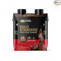 Optimum Nutrition Gold Standard Protein Shake, 24g Protein, Ready to Drink Protein Shake, Gluten Free, Vitamin C for Immune Support, Chocolate, 11 Fl Oz, Pack of 4 (Packaging May Vary)