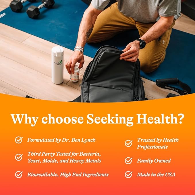 Seeking Health Energy Nutrients - Nutritional Supplement for Energy Support† - Supports Memory, ATP Production & Vitality† with Glutathione and ATP - 30 Lozenges